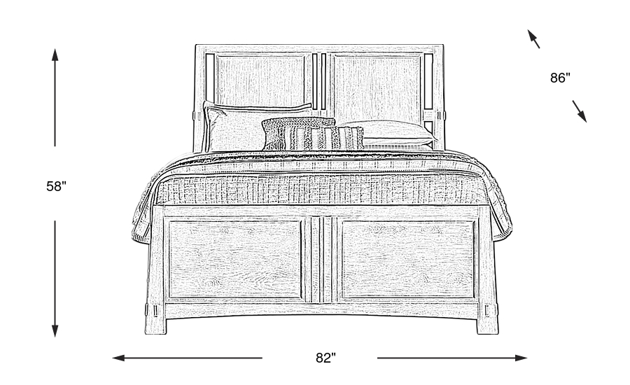 Dimension Image. Please refer to the Dimension Tab on this page for dimension details.