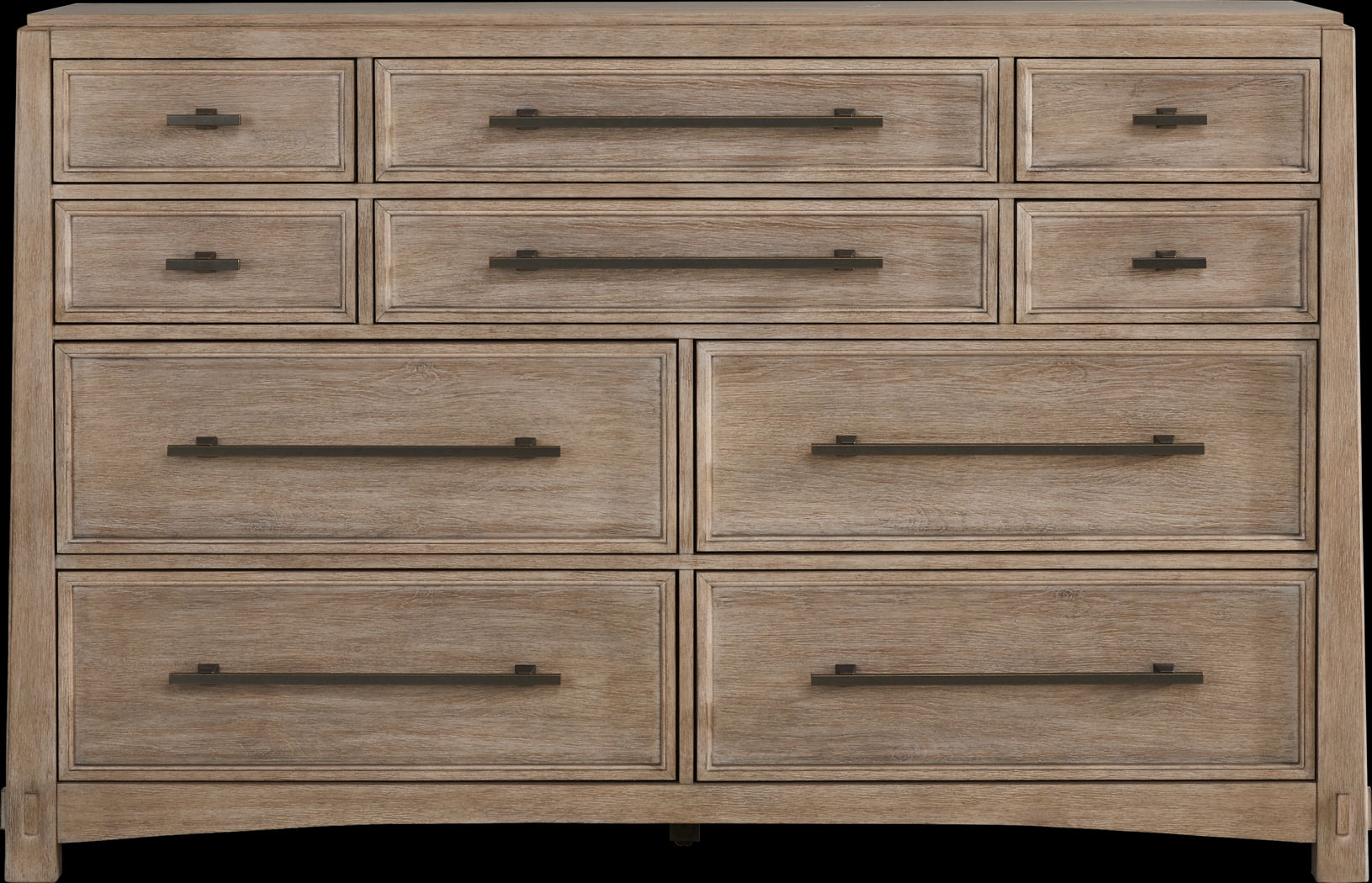 Keaton Taupe 7 Pc Queen Panel Bedroom - Thumbnail - Image 5