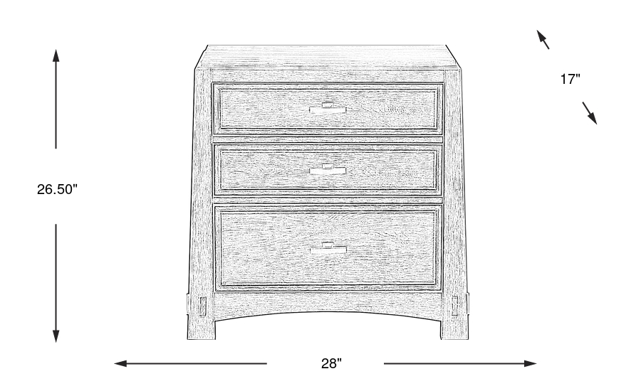 Dimension Image. Please refer to the Dimension Tab on this page for dimension details.