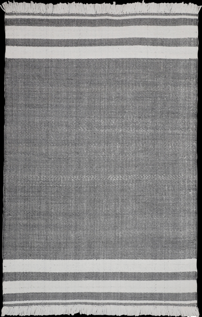 Kebba Steel Gray 5' x 7'9 Indoor/Outdoor Rug - Thumbnail - Image 1