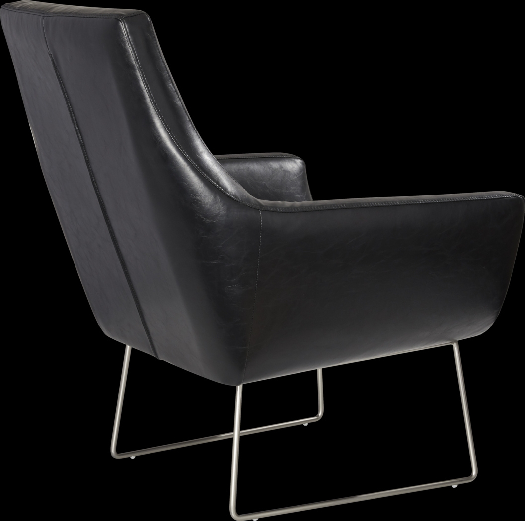 Keckler Black Accent Chair - Thumbnail - Image 3