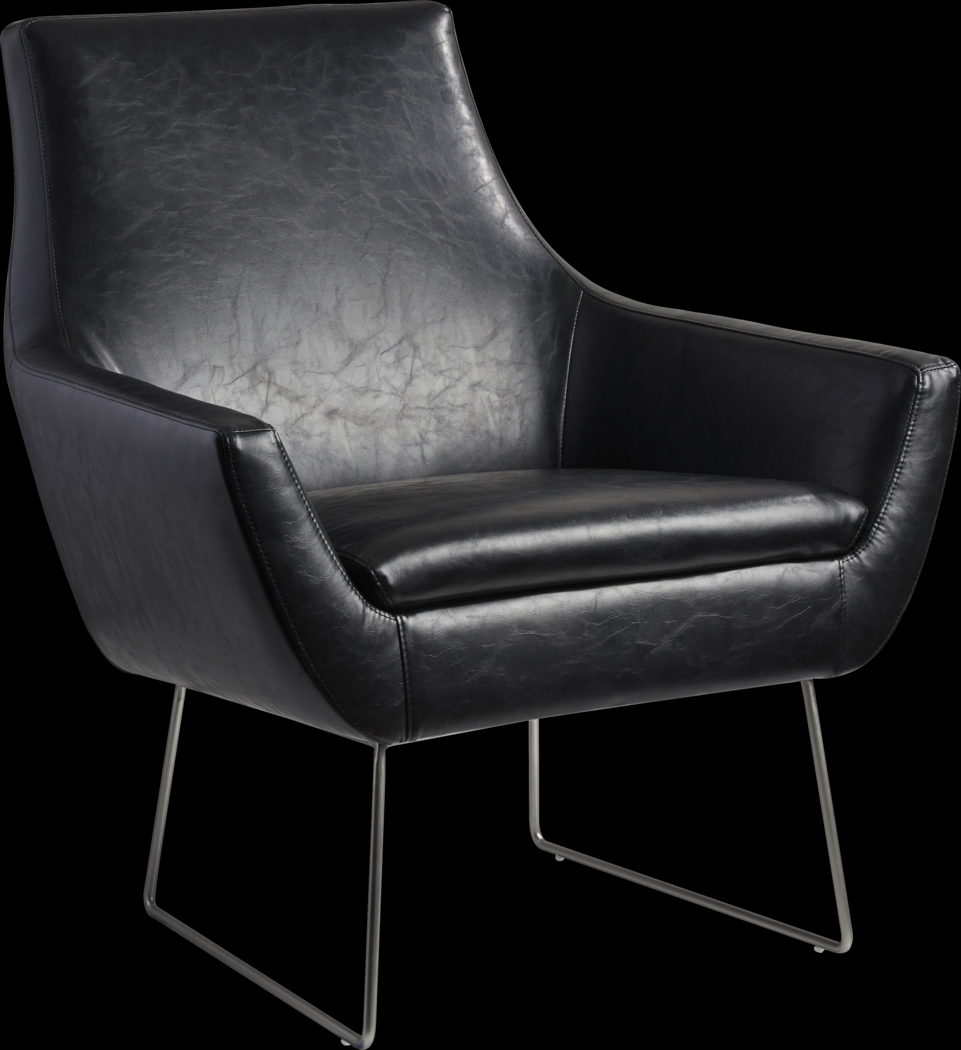 Keckler Black Accent Chair - Thumbnail - Image 1