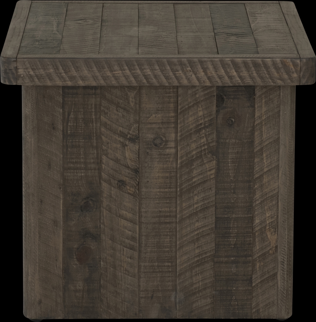 Kedvale Dark Brown End Table - Thumbnail - Image 4