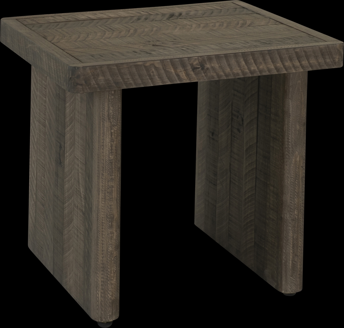 Kedvale Dark Brown End Table - Thumbnail - Image 1