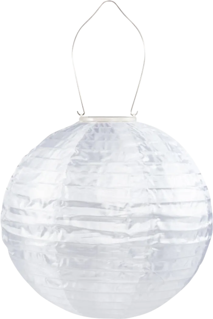 Keeldale White Outdoor Solar Lantern - Thumbnail - Image 1