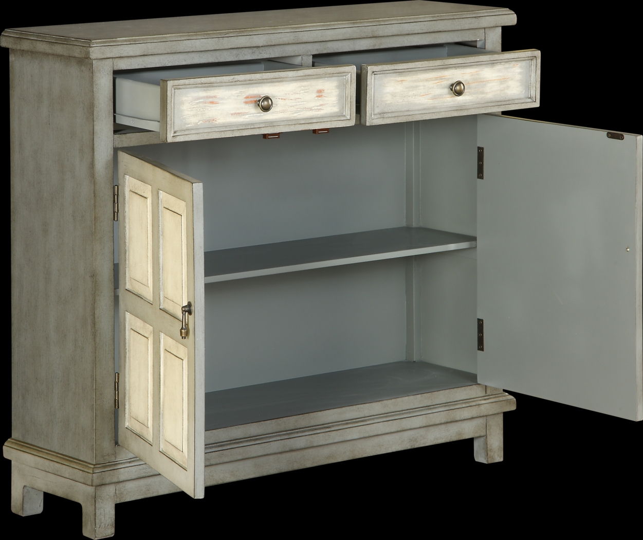 Keeley Gray Accent Cabinet - Thumbnail - Image 3