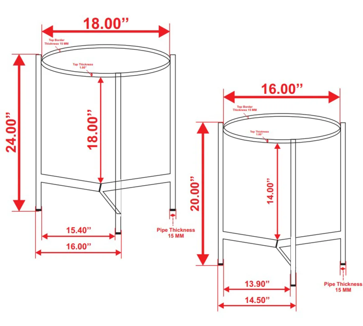 Keelshot Black Nesting Tables, Set of 2 - Image 8