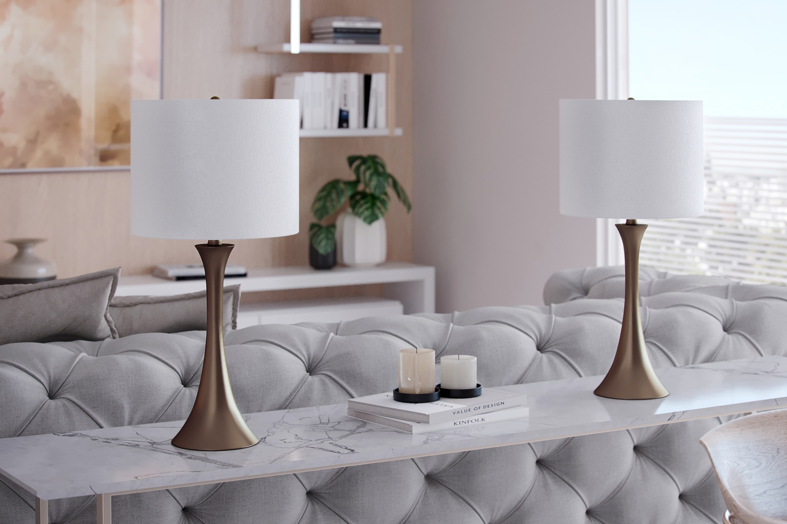 Keely Alley Copper Table Lamps, Set of 2 - Thumbnail - Image 2