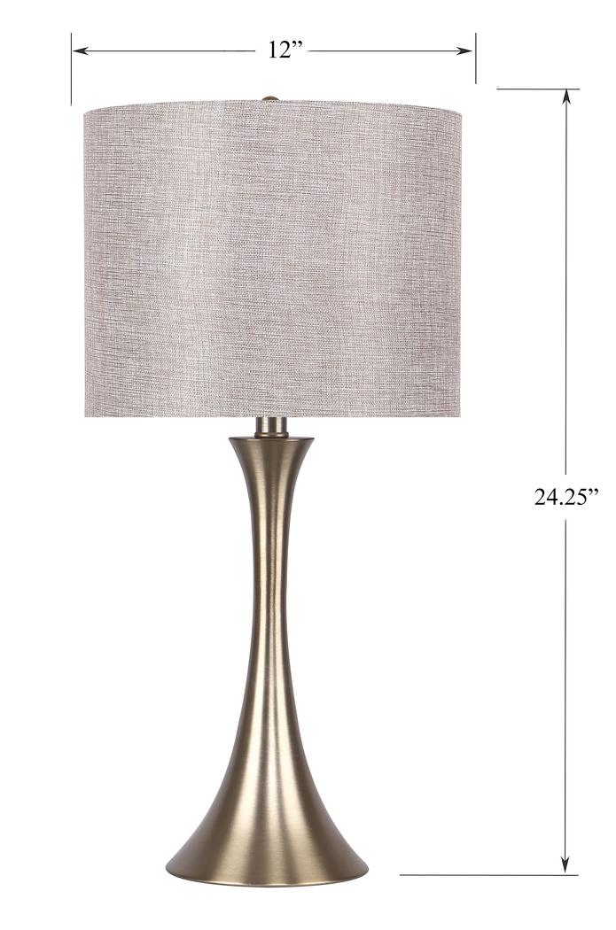 Keely Alley Gold Table Lamps, Set of 2 - Thumbnail - Image 6