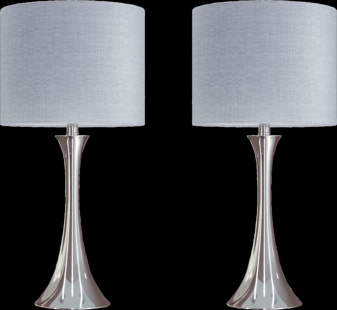 Keely Alley Silver Lamp, Set of 2 - Thumbnail - Image 1