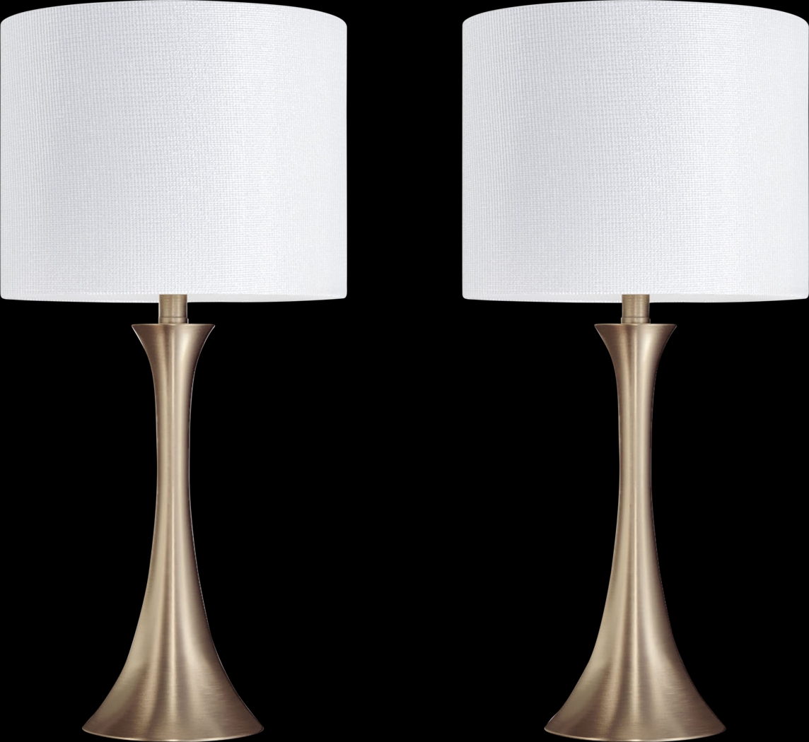 Keely Alley White Lamp, Set of 2 - Thumbnail - Image 1