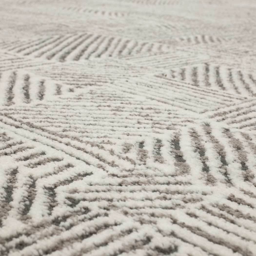 Keenbrook Silver 6'6 x 9'6 Rug - Thumbnail - Image 7