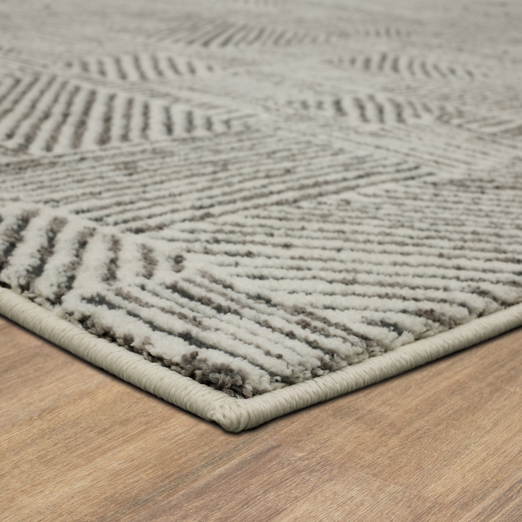 Keenbrook Silver 6'6 x 9'6 Rug - Thumbnail - Image 9