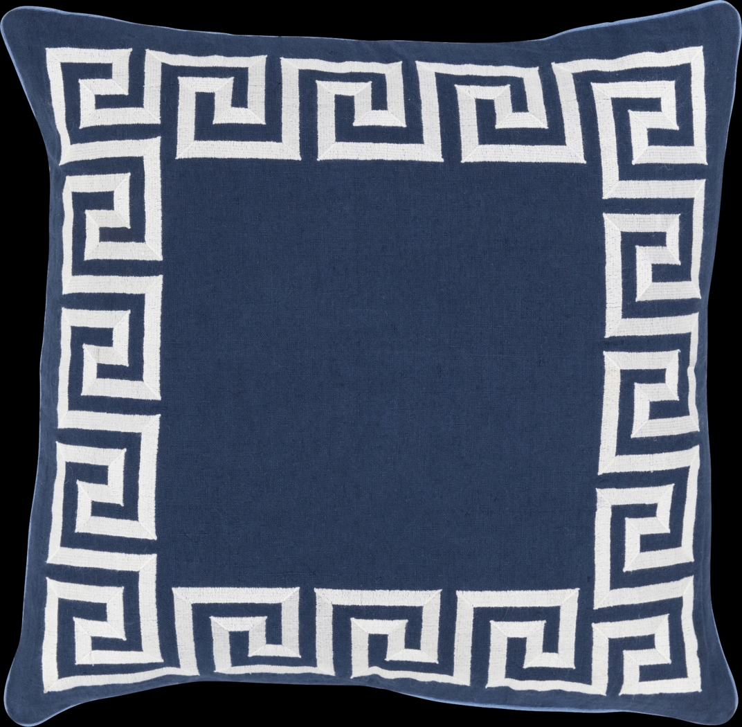 Keeper of the Keys Navy Accent Pillow - Thumbnail - Image 1