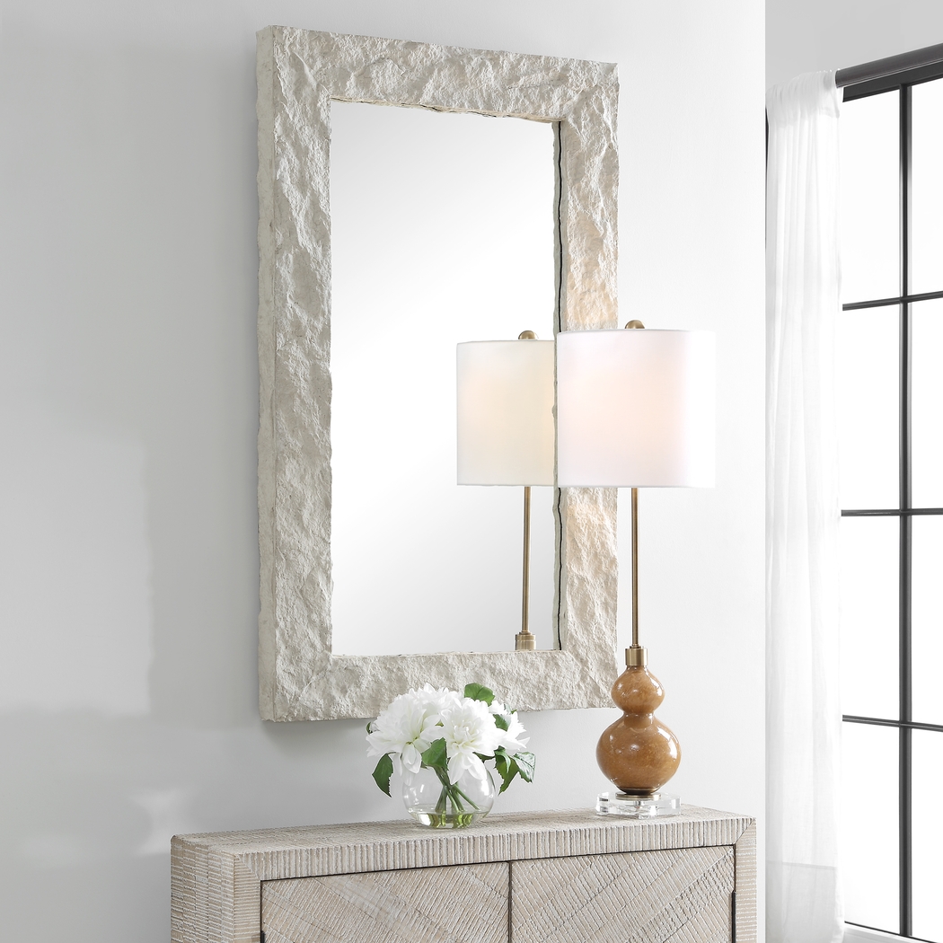 Keeslay Beige Wall Mirror - Thumbnail - Image 2
