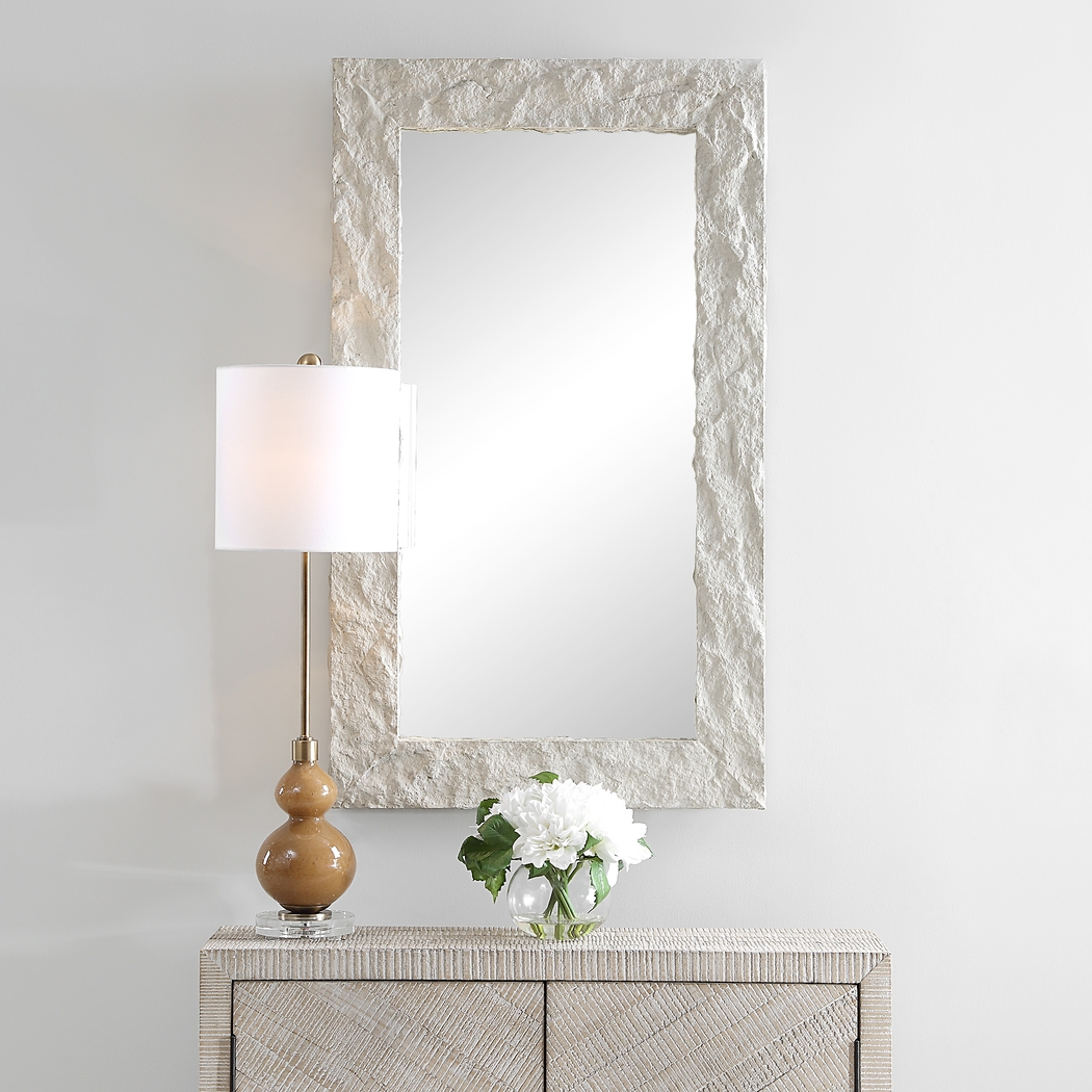 Keeslay Beige Wall Mirror - Thumbnail - Image 3