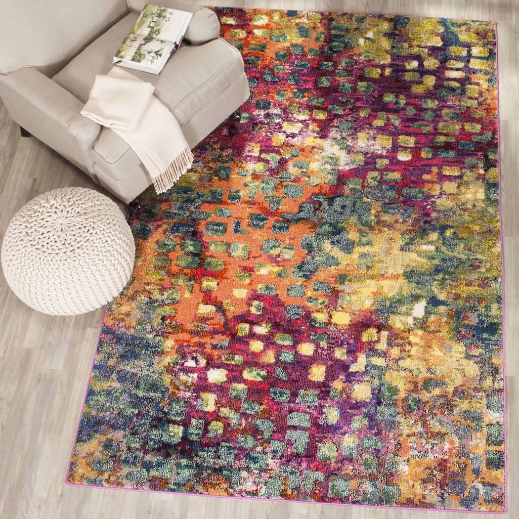 Keeva Pink 5'1 x 7'7 Rug - Thumbnail - Image 3