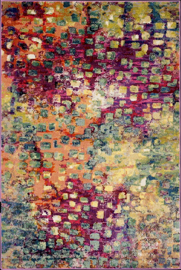 Keeva Pink 6'7 x 9'2 Rug - Thumbnail - Image 1