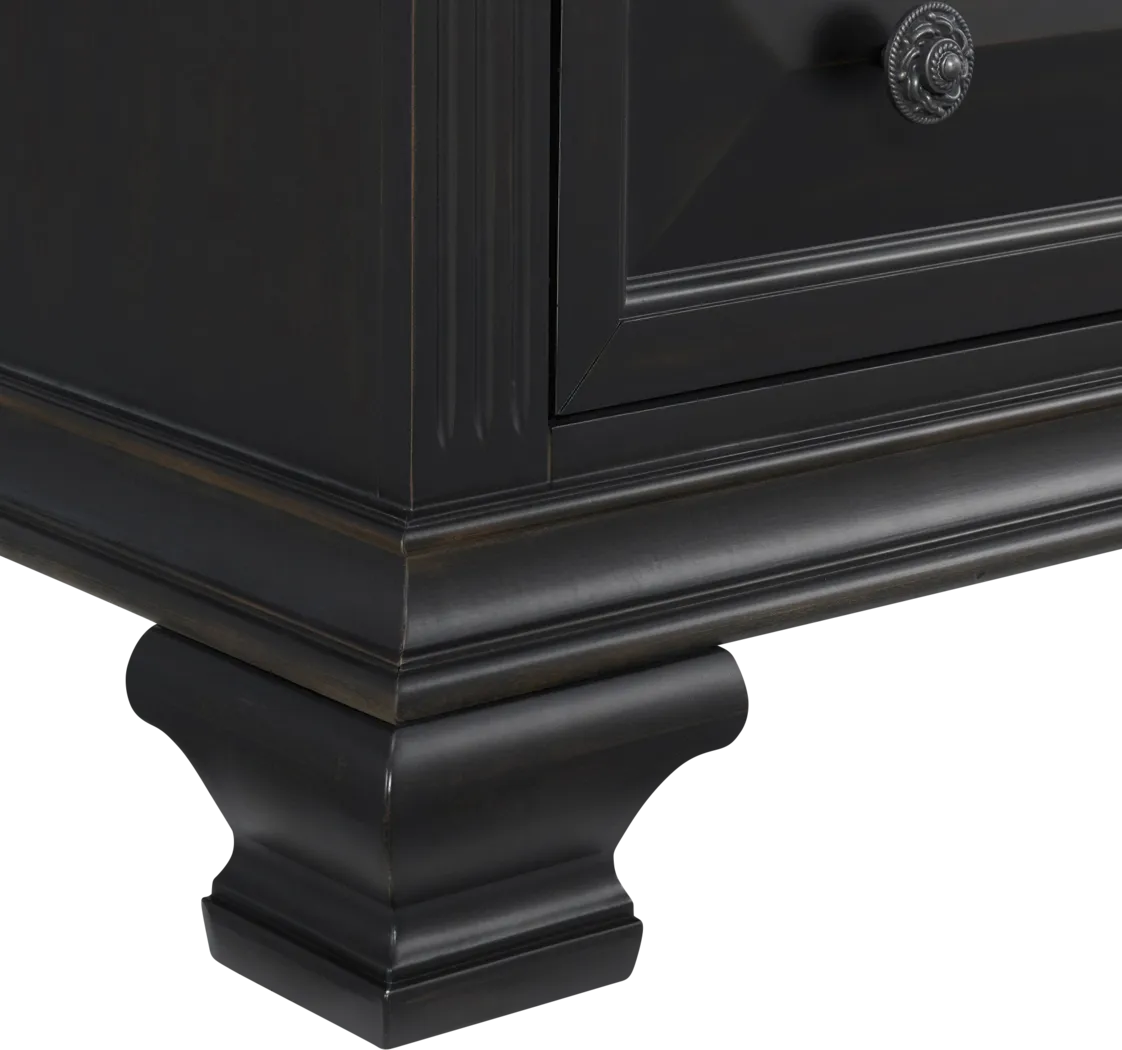 Keghon Black Nightstand - Thumbnail - Image 7
