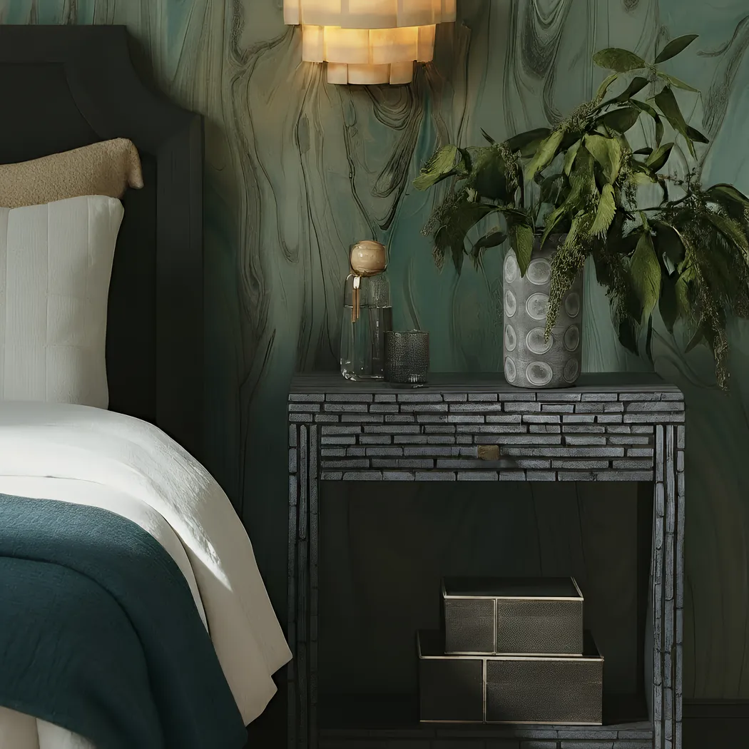 Keiki Black Nightstand - Thumbnail - Image 2