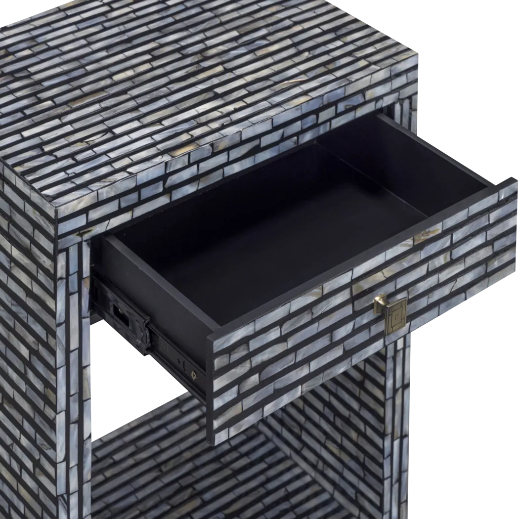 Keiki Black Nightstand - Thumbnail - Image 5