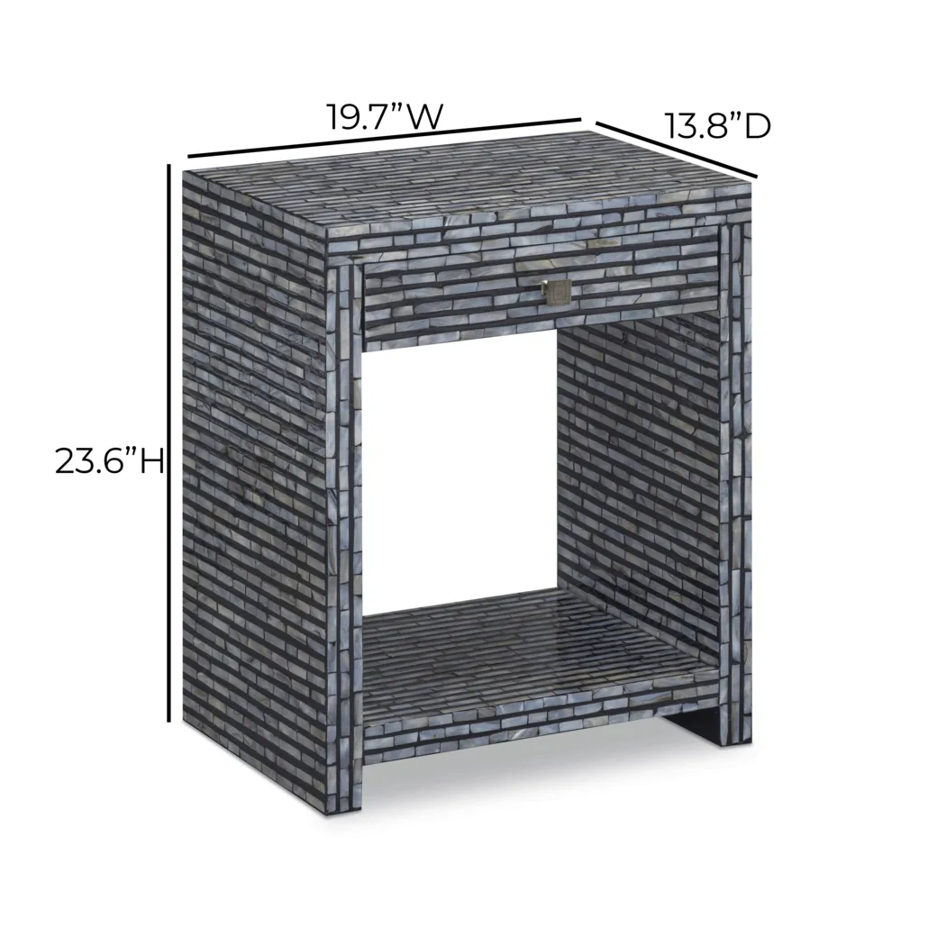 Keiki Black Nightstand - Thumbnail - Image 8