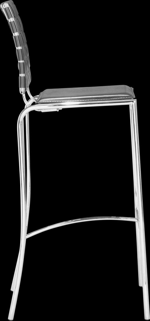 Keiko Black Barstool, Set of 2 - Thumbnail - Image 3