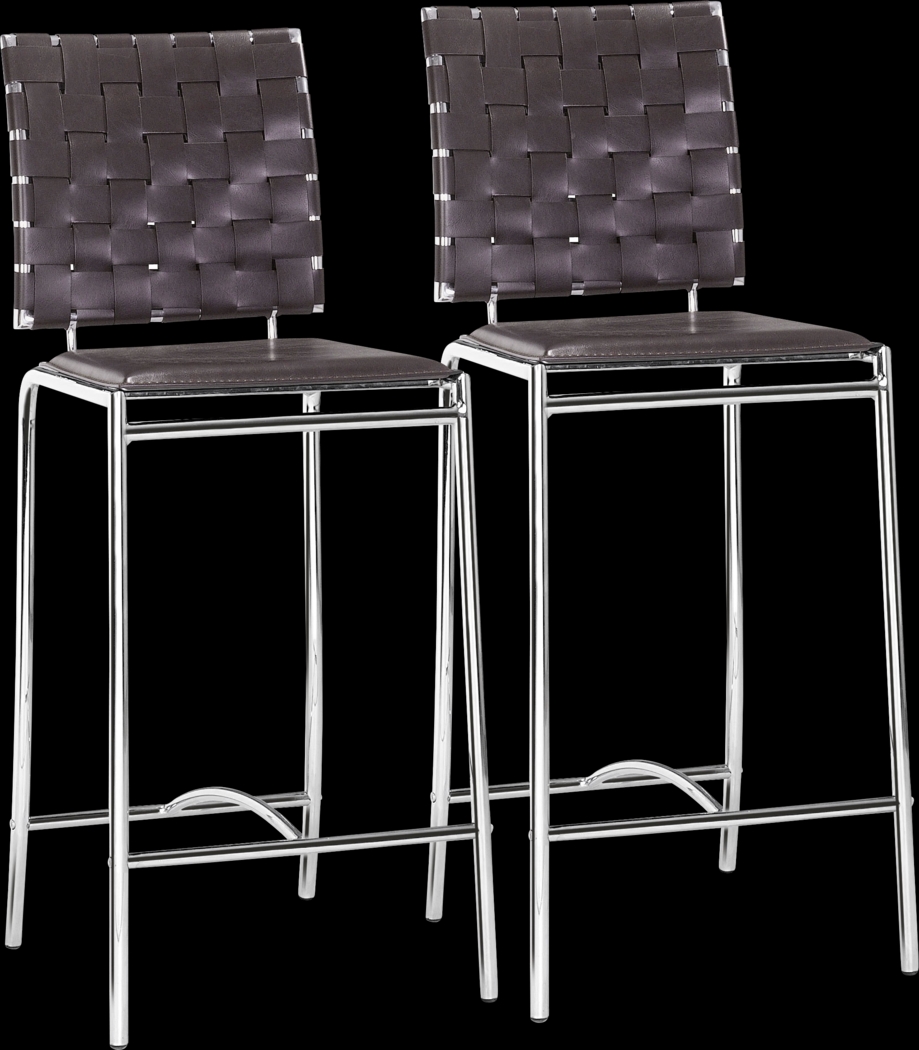 Keiko Espresso Counter Height, Set of 2 - Thumbnail - Image 1