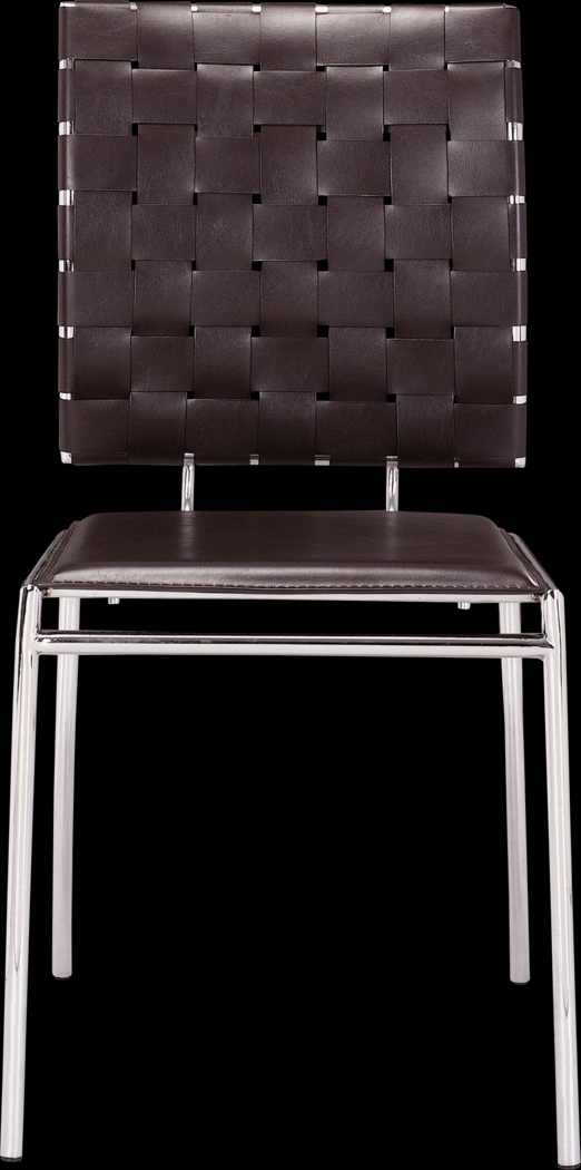 Keiko Espresso Side Chair, Set of 4 - Thumbnail - Image 3