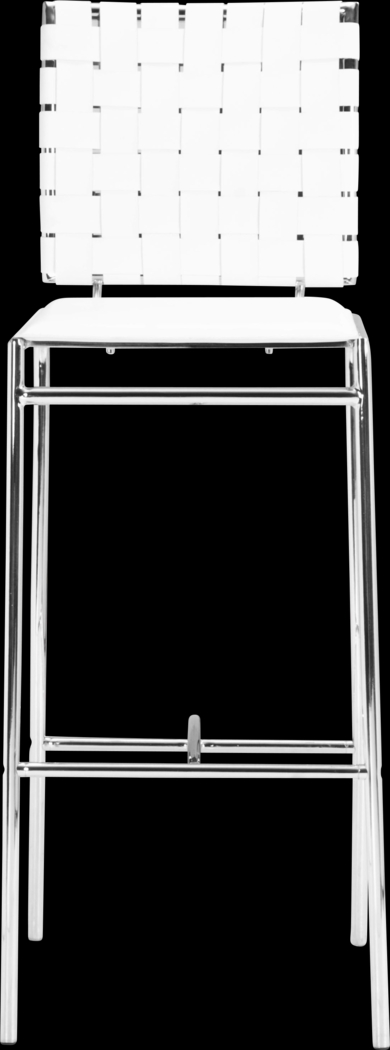 Keiko White Barstool, Set of 2 - Thumbnail - Image 3