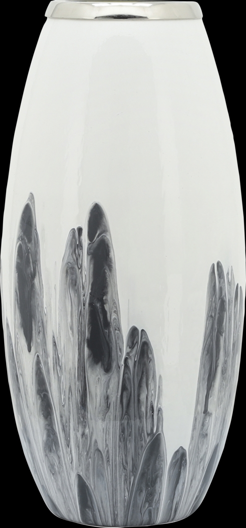 Keiland White 18in. Vase - Thumbnail - Image 2
