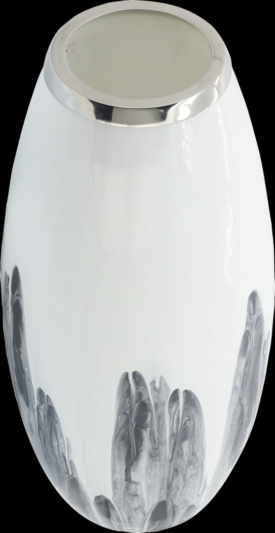 Keiland White 18in. Vase - Thumbnail - Image 6
