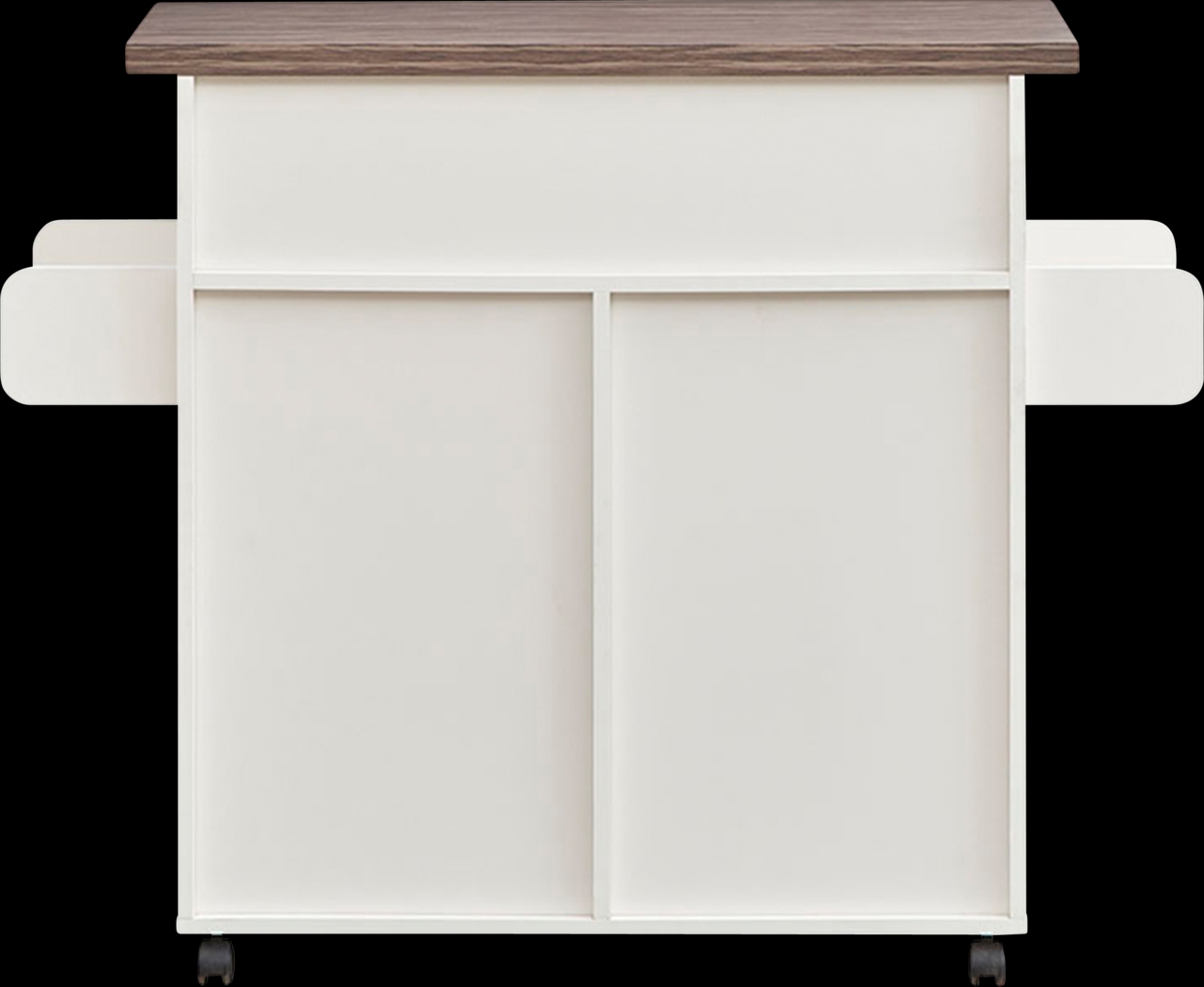Keimio White Kitchen Cart - Thumbnail - Image 5