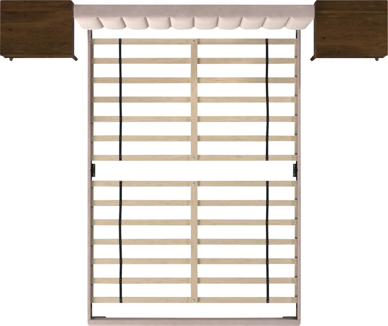 Kekoa Blush 3 Pc Queen Platform Bed - Thumbnail - Image 8