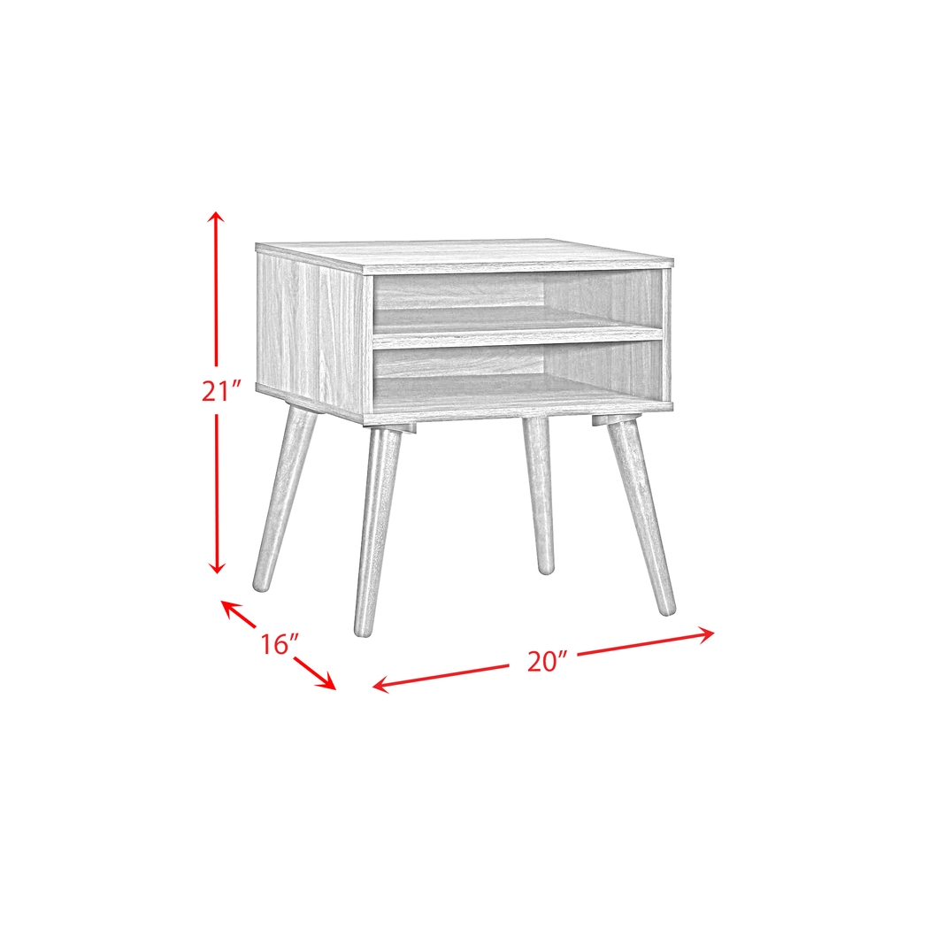 Kekoa Gray 3 Pc Queen Platform Bed - Thumbnail - Image 4