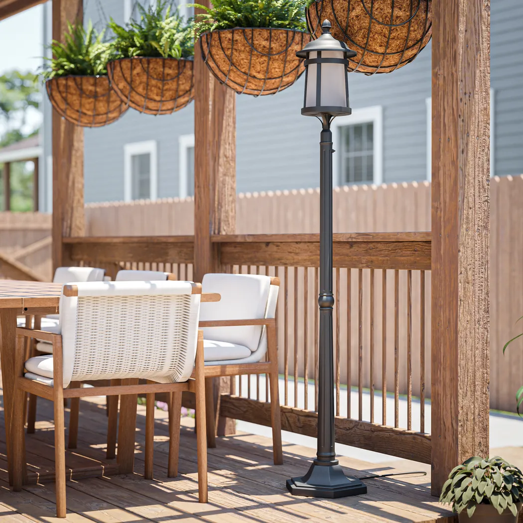 Kela Hills Black Floor Lamp - Thumbnail - Image 7