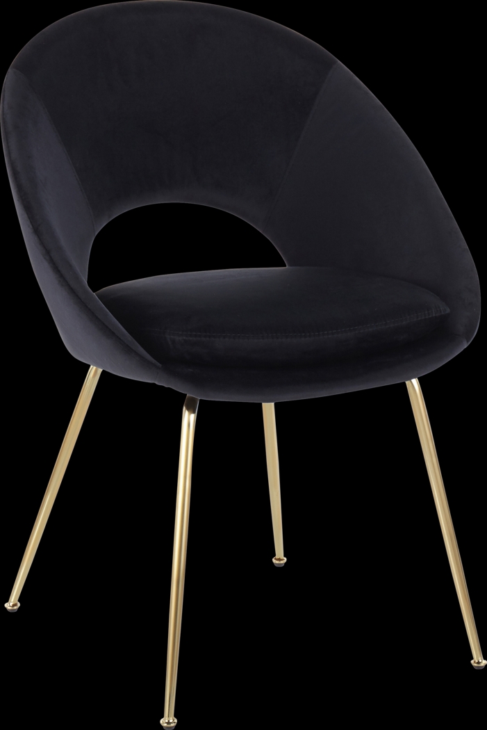 Kelann Black Side Chair, Set of 2 - Thumbnail - Image 2