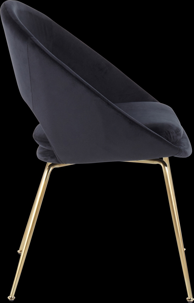 Kelann Black Side Chair, Set of 2 - Thumbnail - Image 3