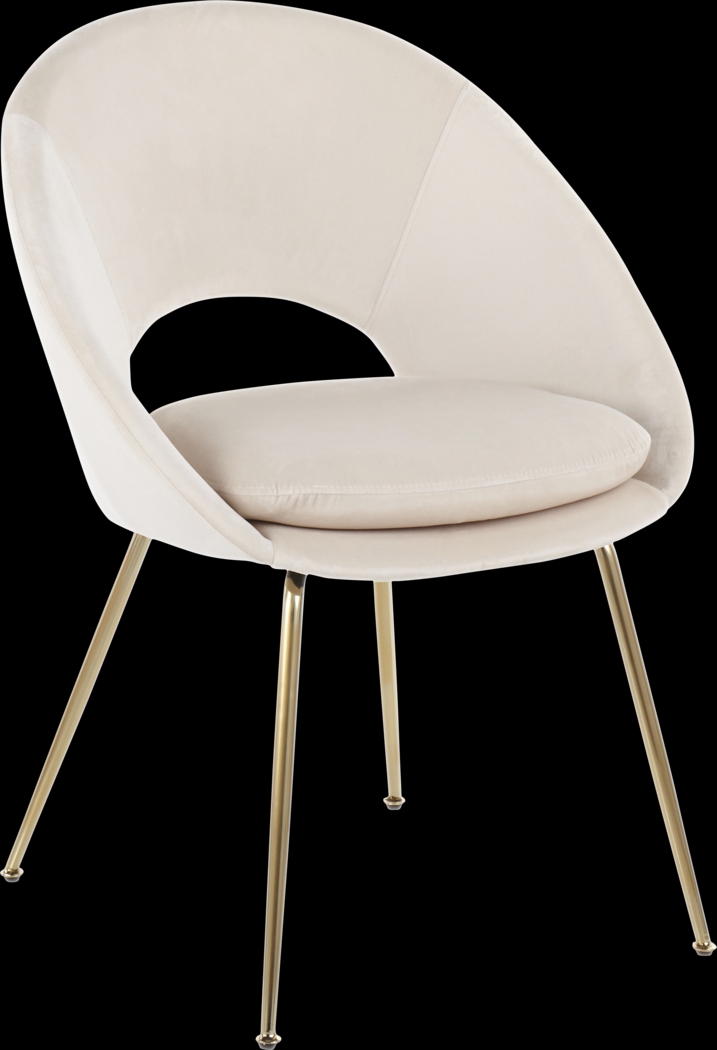 Kelann Cream Side Chair, Set of 2 - Thumbnail - Image 2