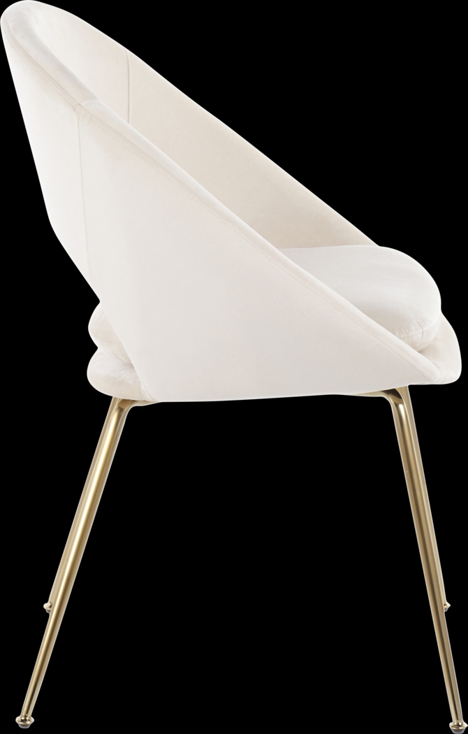 Kelann Cream Side Chair, Set of 2 - Thumbnail - Image 3