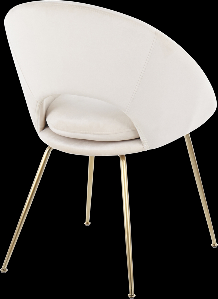 Kelann Cream Side Chair, Set of 2 - Thumbnail - Image 4