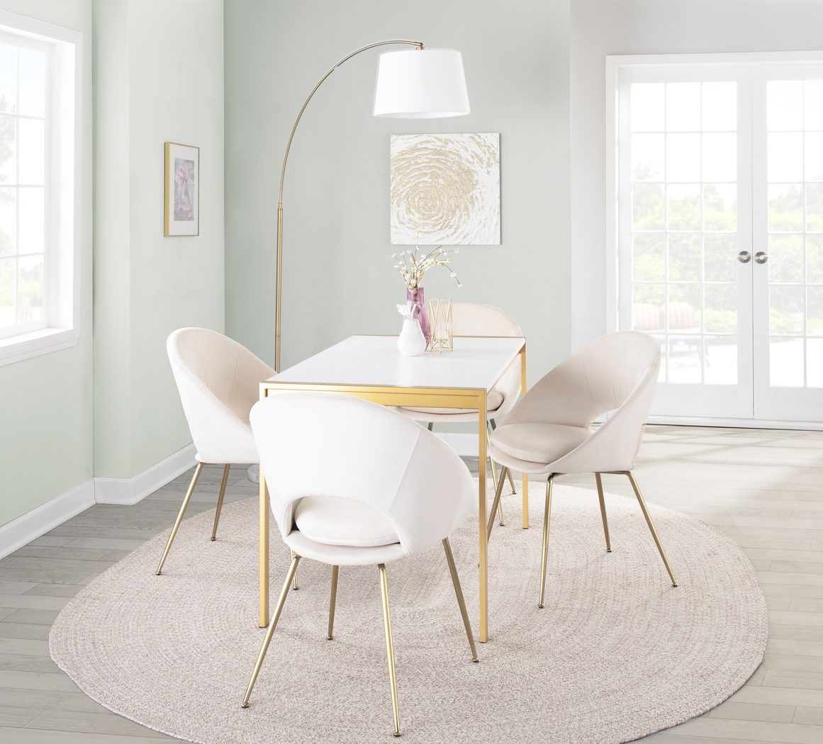 Kelann Cream Side Chair, Set of 2 - Thumbnail - Image 8