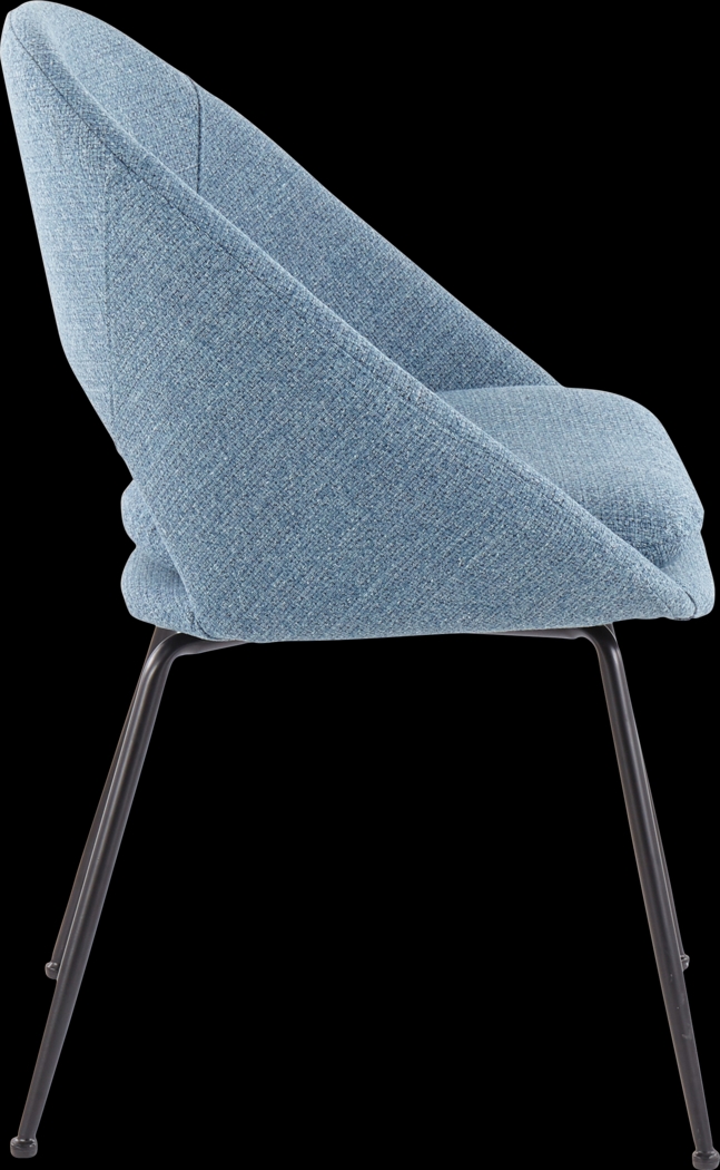 Kelann II Blue Dining Chair, Set of 2 - Thumbnail - Image 3