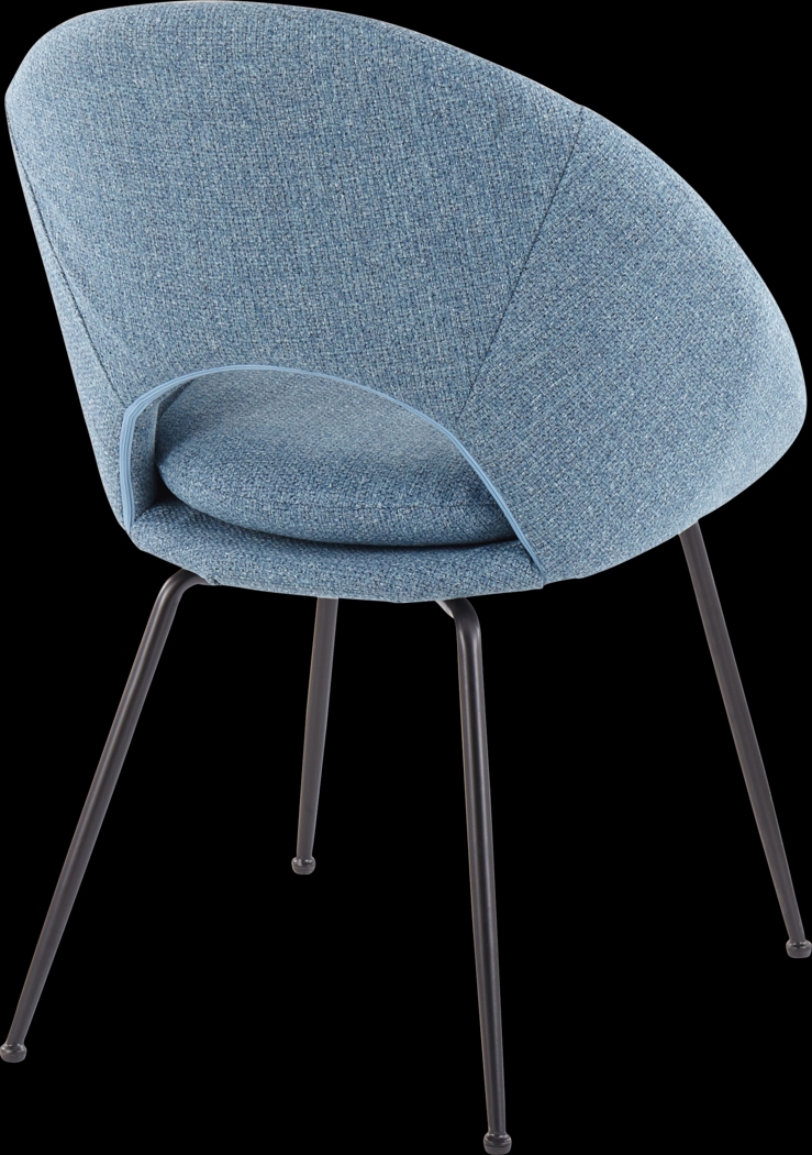 Kelann II Blue Dining Chair, Set of 2 - Thumbnail - Image 4