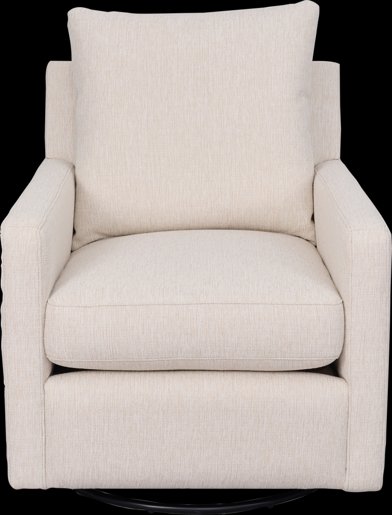 Kelfield Beige Swivel Chair - Thumbnail - Image 2