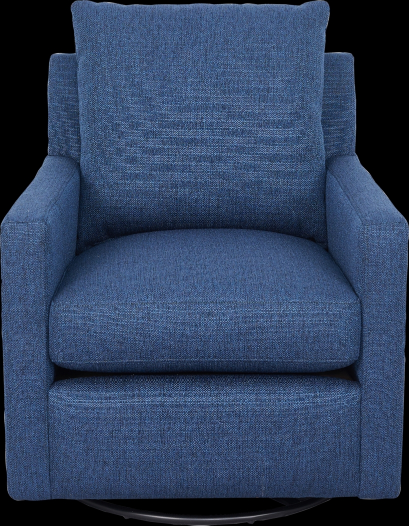 Kelfield Blue Swivel Chair - Thumbnail - Image 2
