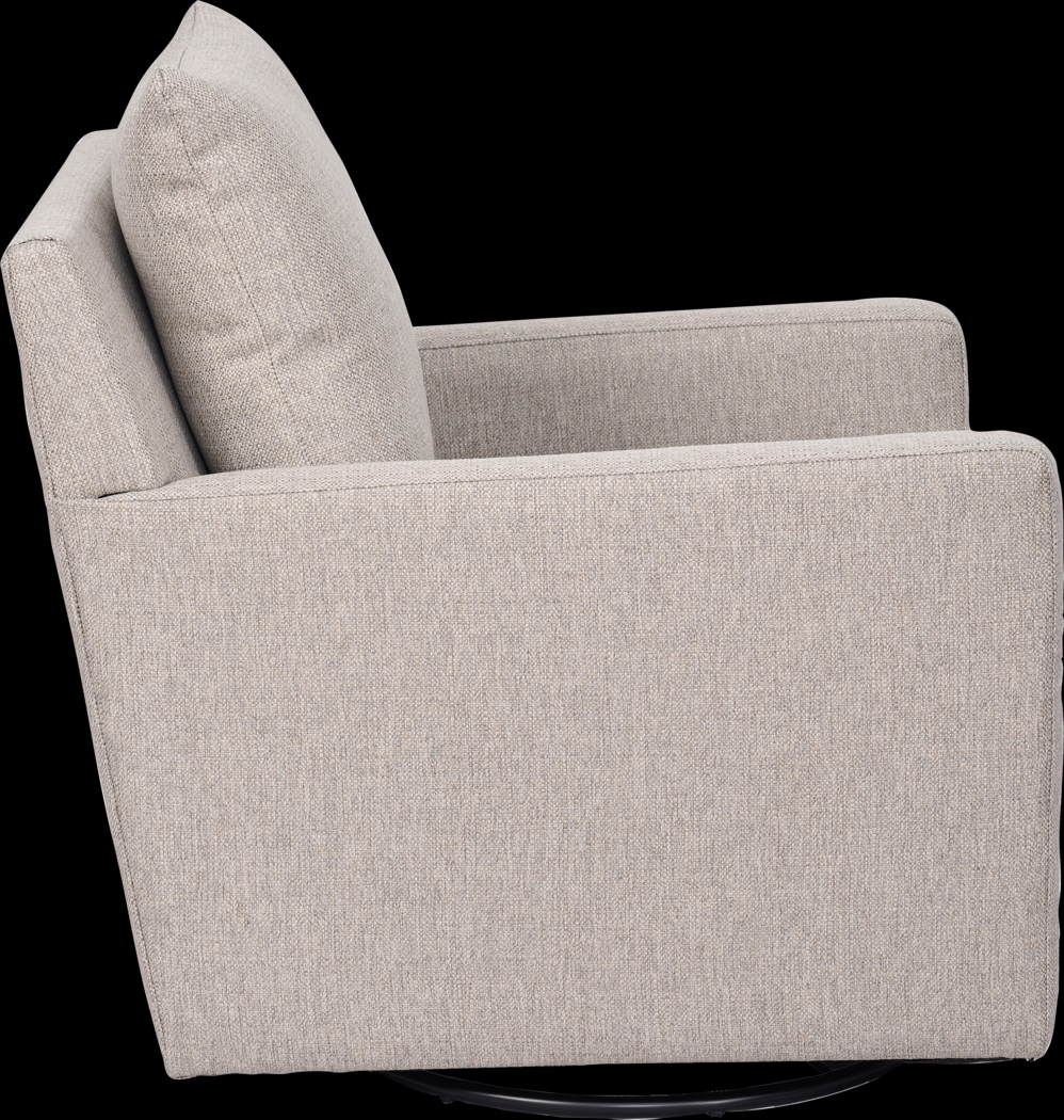 Kelfield Gray Swivel Chair - Thumbnail - Image 3
