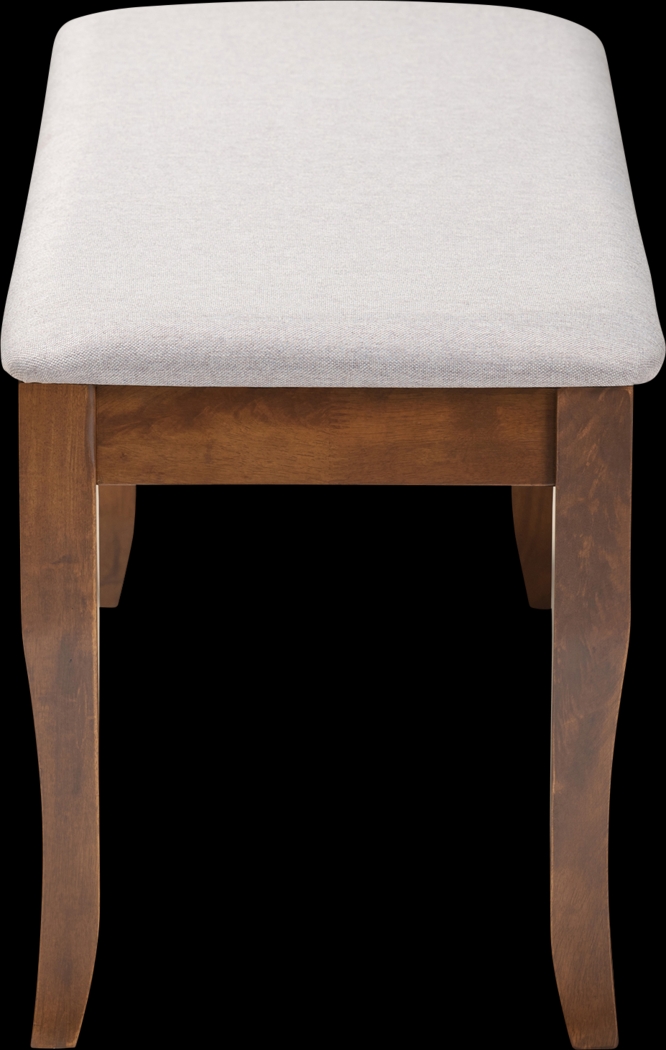 Kelland Walnut Bench - Thumbnail - Image 3