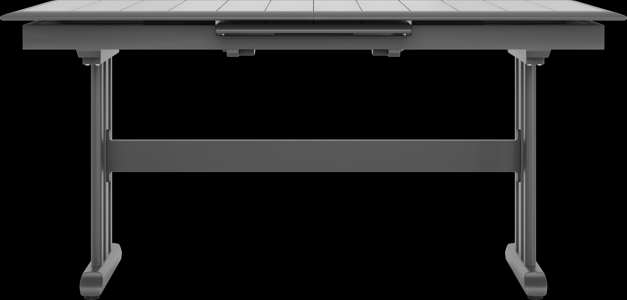 Kellen Charcoal Outdoor Dining Extension Table - Thumbnail - Image 4