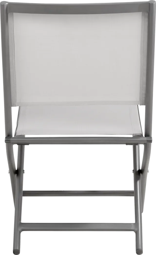 Kellen Charcoal 5 Pc Outdoor Extension Dining Set with Folding Chairs - Thumbnail - Image 13